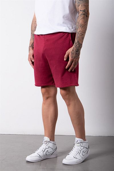Machinist Pantaloni scurți pentru bărbați, spălați, de bază cireș
