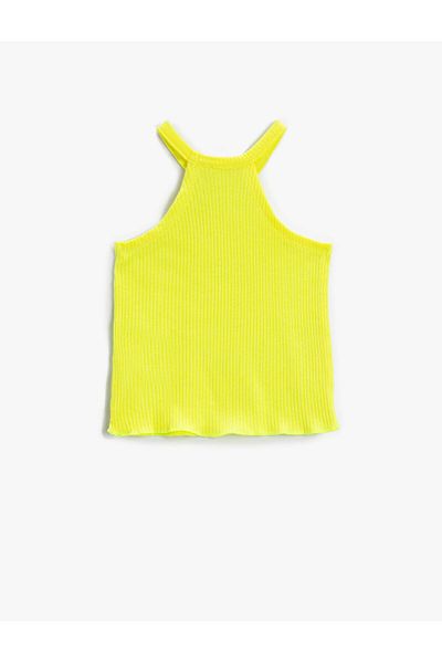 Koton Halter Neck Crop Frilled Undershirt
