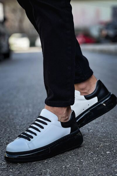 Chekich Bartiniavm Ch295 Cst Sollıevo - Чоловічі біло-чорні черевики