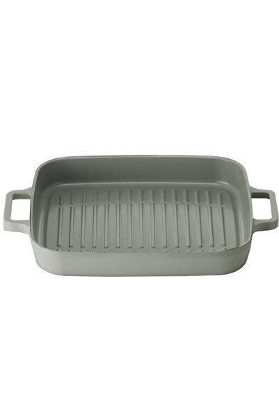 NEOFLAM 28 Cm Dikdörtgen Döküm Grill Tava D-neof128g