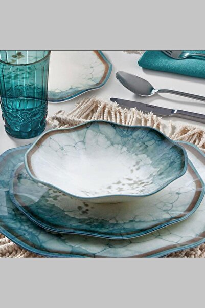 Güral Nesrin Porselen 24 Prç Yemek Takımı Gbsnes24y4r1341