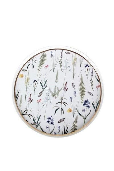 Porland 27 Cm Botanical Flat Plate - 1 Piece