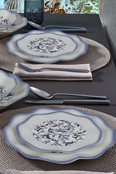 Güral Nesrin 24 Prç Porselen Yemek Takımı 3214 Gbsnes24y4r3214