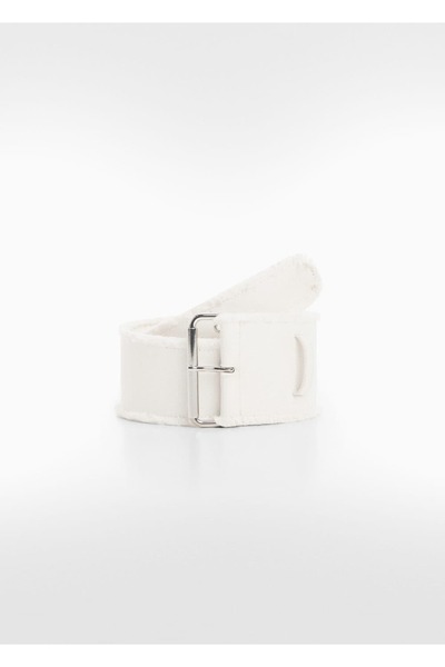 MANGO Woman Bezešvý široký pás s konci