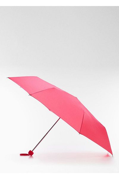 MANGO Woman Faltbarer Regenschirm ohne Muster