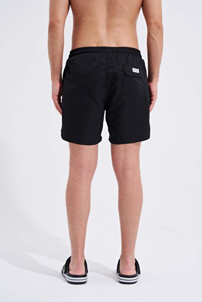 Machinist Basic Men's Black Swim Shorts