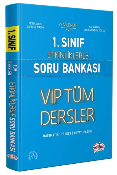 Editör Yayınevi 1. Sınıf VIP Etkinliklerle Tüm Dersler Soru Bankası