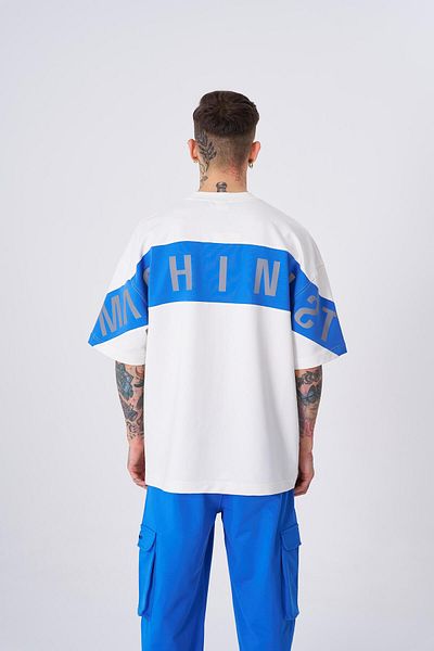 Machinist Μπλουζάκι Ecru Blue - Ανδρικός Μηχανικός, Reflector Printed