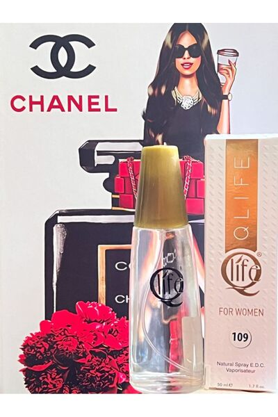 Qlife No: 109 Burbery classic Çiçek Kokulu Kadın Parfüm 50 ml EDC