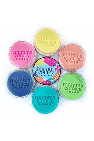MammacomicaDough Mammacomica Dough 6'lı Doğal Oyun Hamuru - Pastel 6x280gr