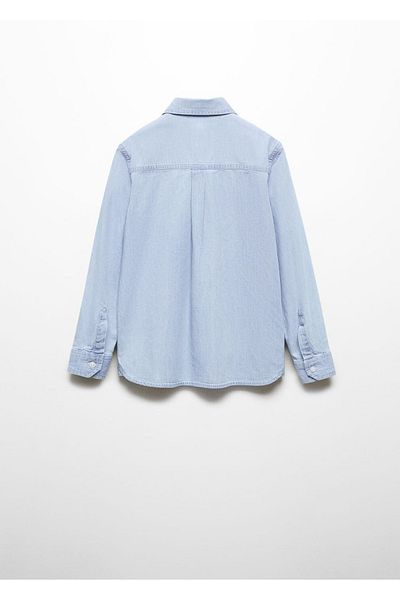 MANGO Kids Jeanshemd mit Taschen