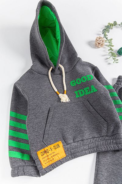 Babymod Σετ αθλητικής φόρμας για αγόρι με κουκούλα ριγέ