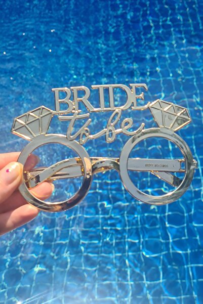 PEKSHOP Rose Gold Solitaire - Bride To Be Glasses Specifying Body Lines