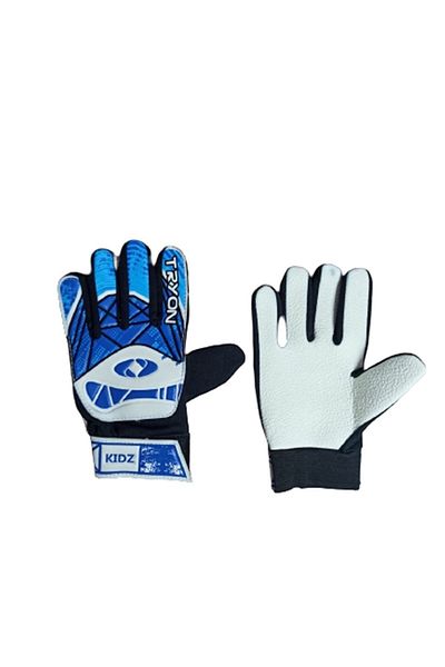 TRYON Neon White Children's Goalie Gloves - Kidz