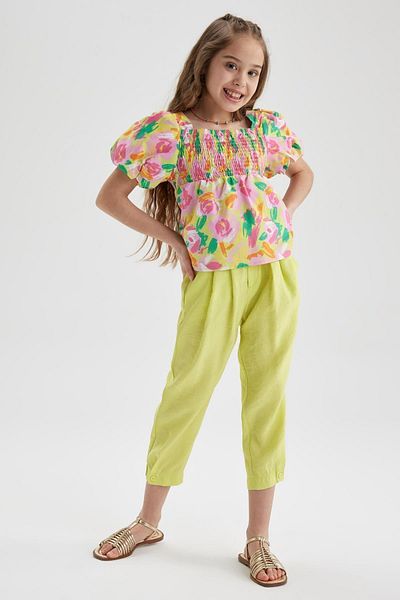DeFacto Girl's Carrot Fit Modal Trousers Z7694a623sm
