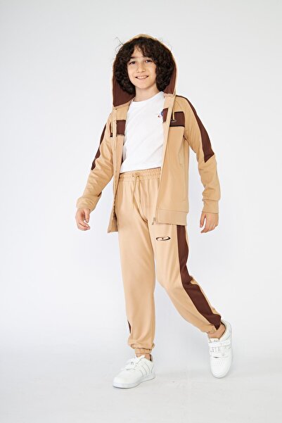 ESPİNA Σετ αθλητικής φόρμας Scuba με στάμπα Espina με τσέπες με φερμουάρ