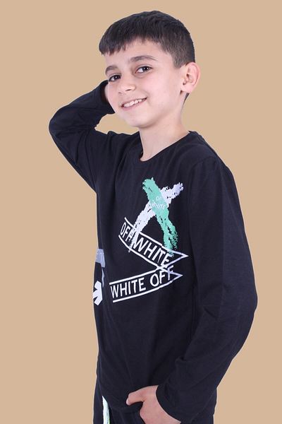 YA KO KİDS Boys' Sweatshirt - Long Sleeve, Printed