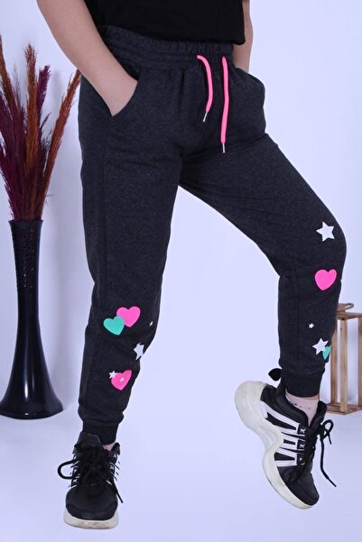 YA KO KİDS Pantaloni de trening pentru fete cu imprimeu, cu model de stea