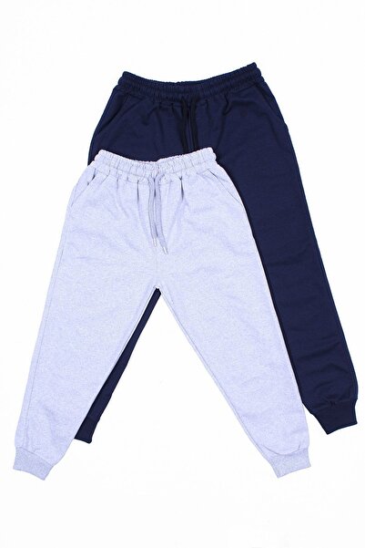 YA KO KİDS Pantaloni de sport uni pentru băieți, 2 piese, cu buzunare duble, ...