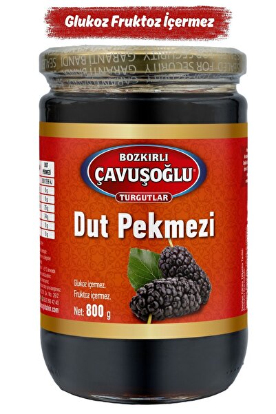 Bozkırlı Çavuşoğlu Dut Pekmezi Cam Kavanoz 800g