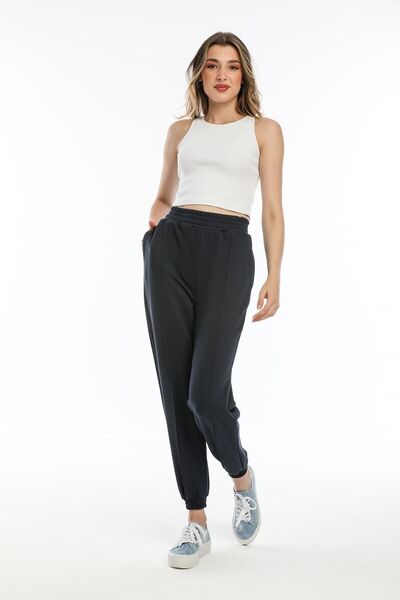 Kallisto Μπλε βαμβακερό παντελόνι Jogger