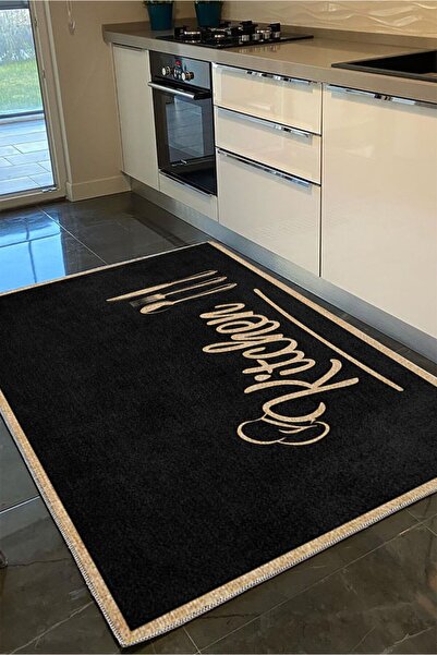 kilim home Mars Serisi Dekoratif Kaymaz Taban Mutfak Halısı