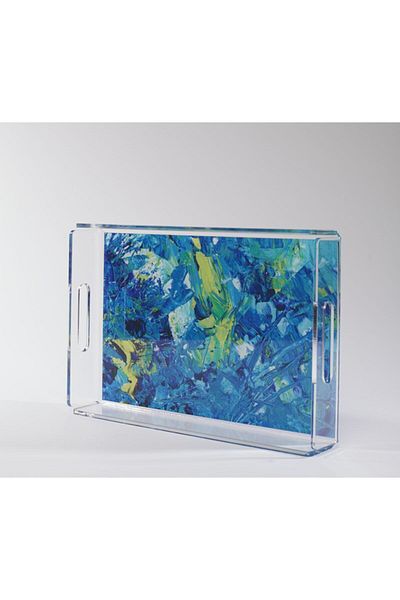 Binbirürün Magic of the Blue Plexiglass Tray