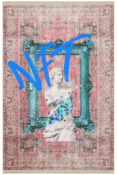kilim home Mars 150 Vintage Red Sculpture Δημοφιλές υφαντό χαλί με θέμα την τ...