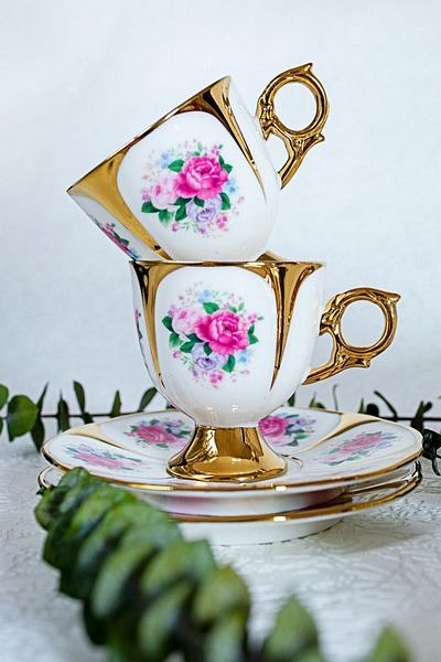 Kosova Stella 6-Person Porcelain Cup Set - Ist-142 Turkish Coffee