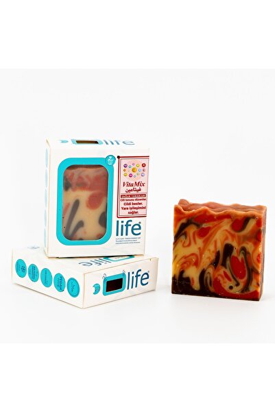 olife soap صابون طبيعي مصنوع يدوياً بالفيتامينات - 3 قطع 3x100 جم