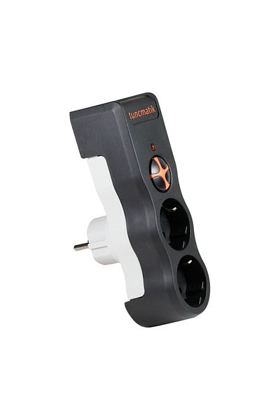 Tunçmatik Powersurge 2-pack 525 Joule Energy Saving Socket Black