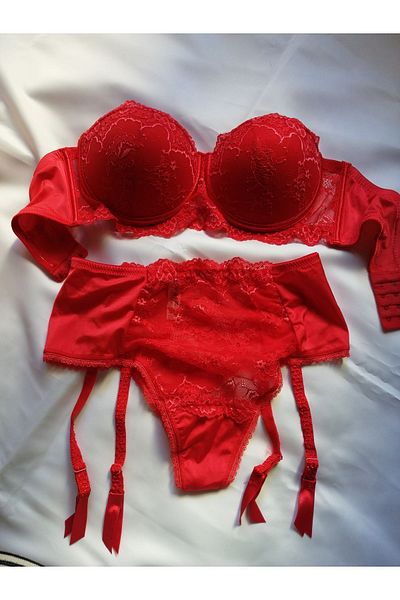 Orkide Floral Underwire Push-up Bra Garter Sofia Jar