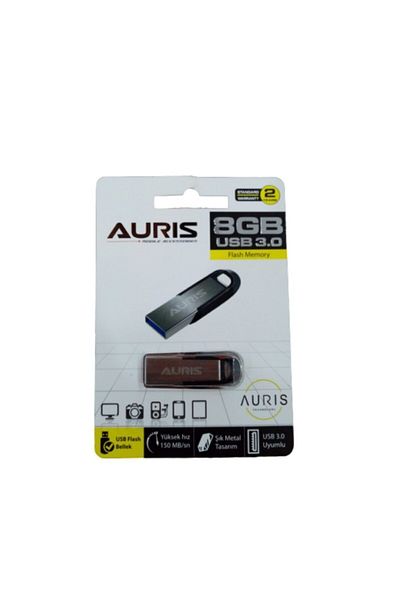 Auris 8 GB USB Auris 3.0 Flash Memory Metal New Model Stylish Design