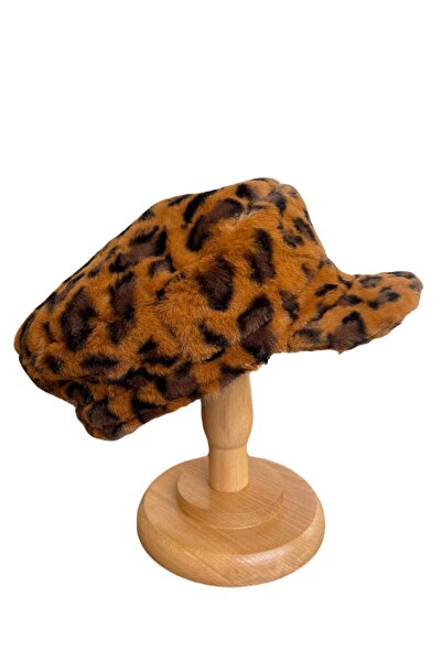 Rupen Kraft Căciulă de căpitan de blană moale de pluș pentru femei