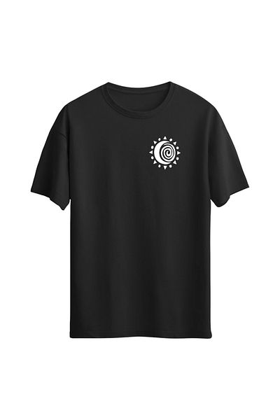 Açık Garaj Unisex Sun Printed Regular T-shirt