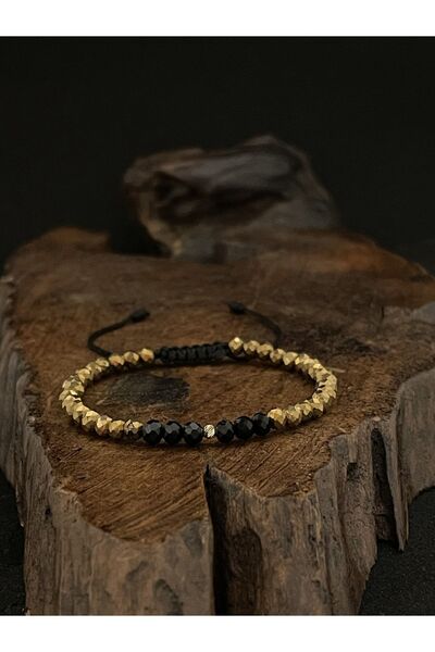 Rupen Kraft 14 Ayar Dorika Toplu Altın Bileklik Kristal Taşlı Altın Bileklik