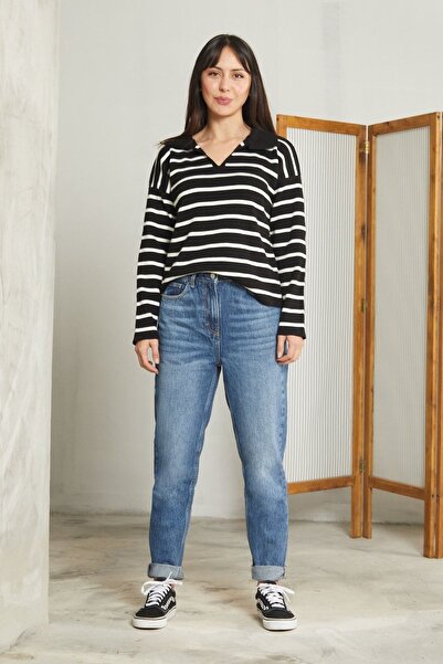 Kutaf Γυναικείο ίσιο τζιν παντελόνι - Mom Fit