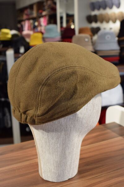 Göksu Şapka Kışlık Spor Kaşe Kasket Lastikli Şapka