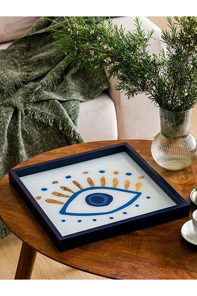 LC Waikiki LCW HOME 33 Cm Eye Printed Tray