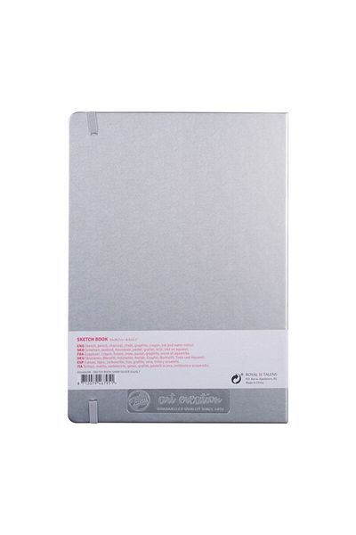 Talens Art Creation Sketchbook Shiny Silver 21x30cm 140gr 80 Sheets