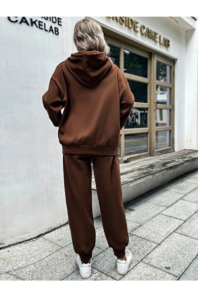 YAKAMEL Γυναικείο Σετ Φόρμας Ψηλόμεσο - 3 Νήματα Σαρντονγκλάιντ