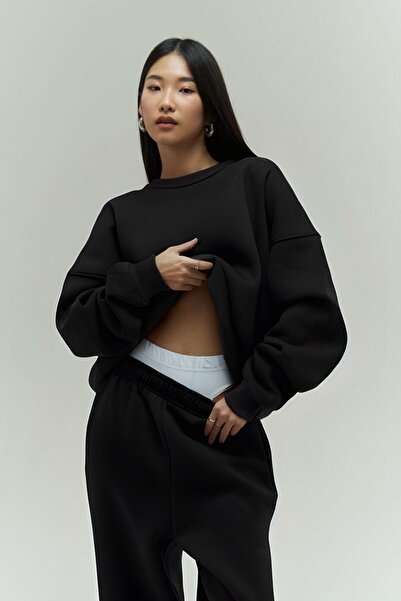 YAKAMEL ΓΥΝΑΙΚΕΙΟ ΣΕΤ ΦΟΡΜΑΣ ΜΕ 3 ΚΛΩΝΑ ΜΑΥΡΟ, ΜΕ ΛΑΜΠΕΡΗ ΛΑΜΠΑΡΙΑ ΚΑΙ OVERSI...