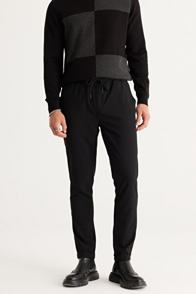 YAKAMEL Muške Elastično tkana tkanina - Hlače sa dvostrukim nogavicama i elas...