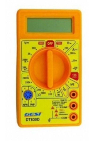 GeSi Digital Multimeter Measurement Tool Dt 830D - Multimeter - 4 Months
