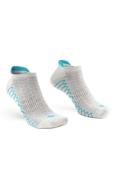 Bonny Silver Women's Silver Booties Socks - Odor-Free Running and Walking