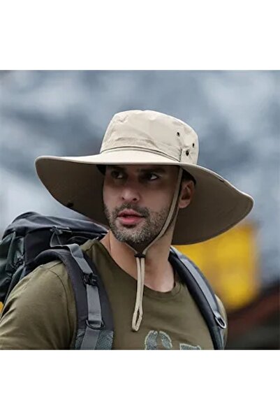 Rupen Kraft Căciulă de camping profesională cu protecție solară cu ștergere u...