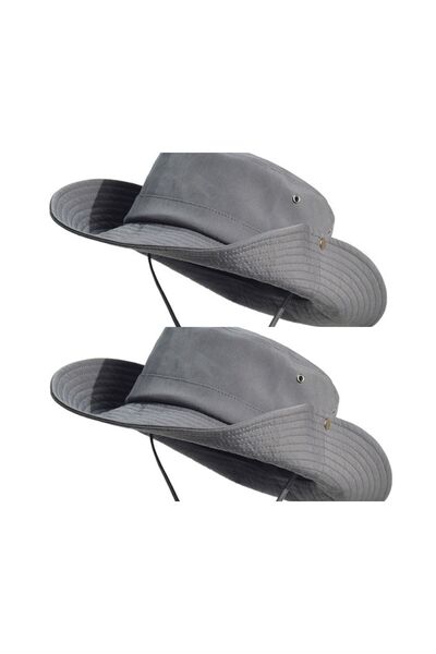 Rupen Kraft Pack of 2 Summer Safari Sombrero Cowboy Hats (2 Pieces)