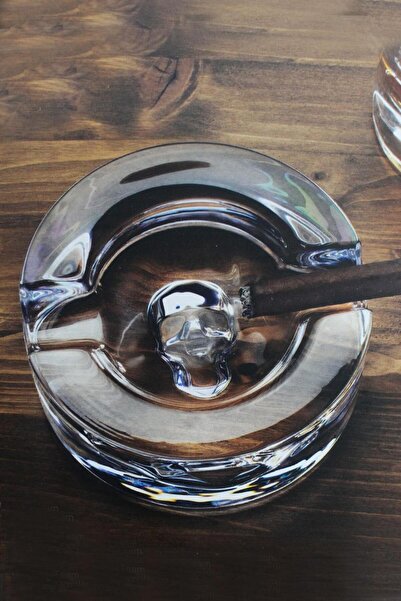 Paşabahçe Nude Kristal Kuru Kafa Figürlü 24421 Shade Ağır Küllük