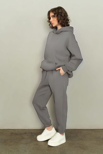 YAKAMEL Γυναικείο Σετ Φόρμας με Ψηλή Μέση και 3 Κλωστές