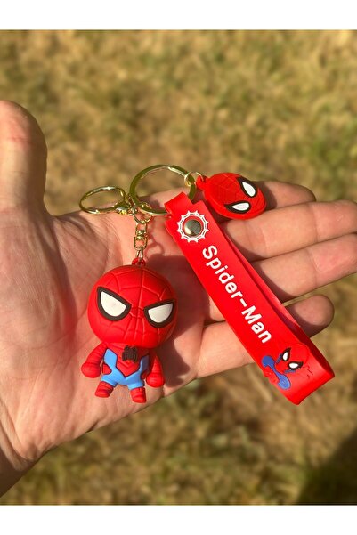 YENGEÇ GİFT & MORE Spiderman Figürlü Silikon Anahtarlık